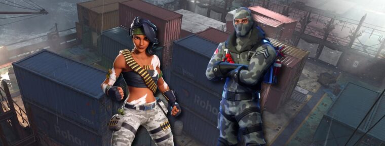 Карта Shipment из Call of Duty: MW 2 была переосмыслена в Fortnite от 1-го лица