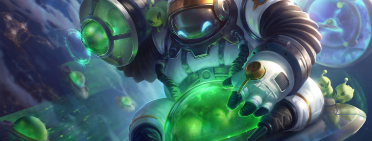 Дополнения к линейке скинов астронавтов League of Legends