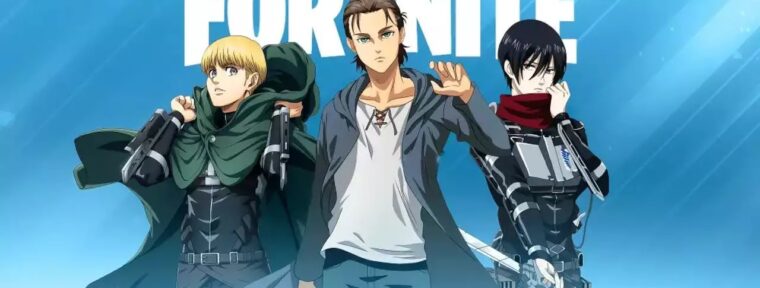 В Fortnite ожидается кроссовер с «Атакой Титанов»