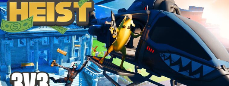Состоялся выход Bank Heist – первой творческой карты от 100 Thieves с ограблением банка для Fortnite