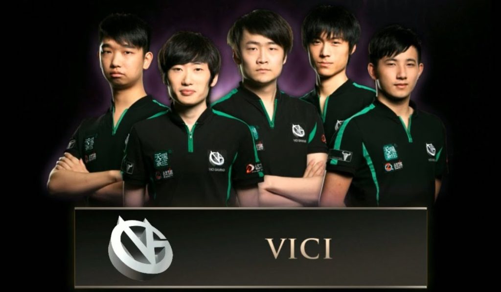 Состав Vici Gaming по Dota 2 образца 2014 года