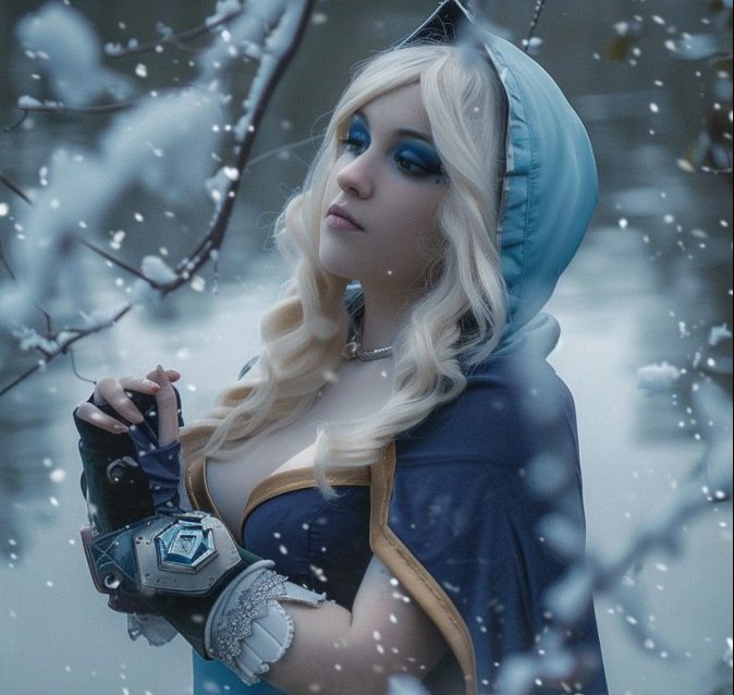 Косплей на Crystal Maiden из Dota 2