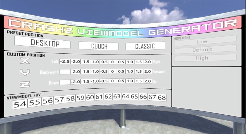 Crashz Viewmodel Generator