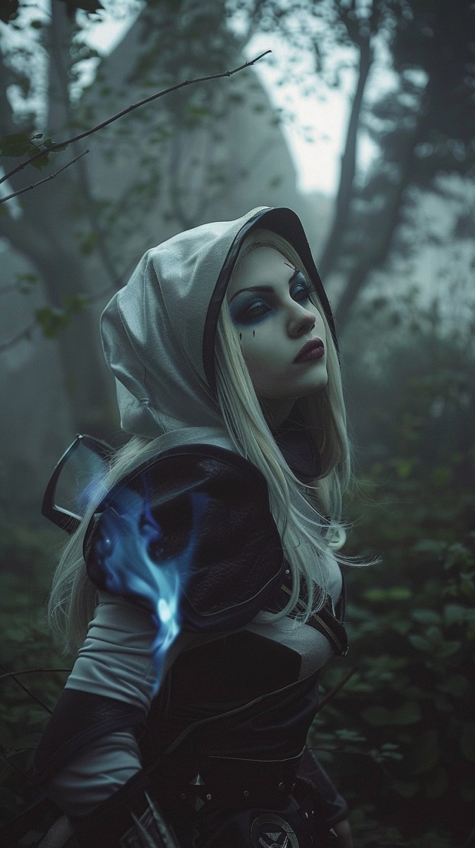 Drow Ranger как воительницу