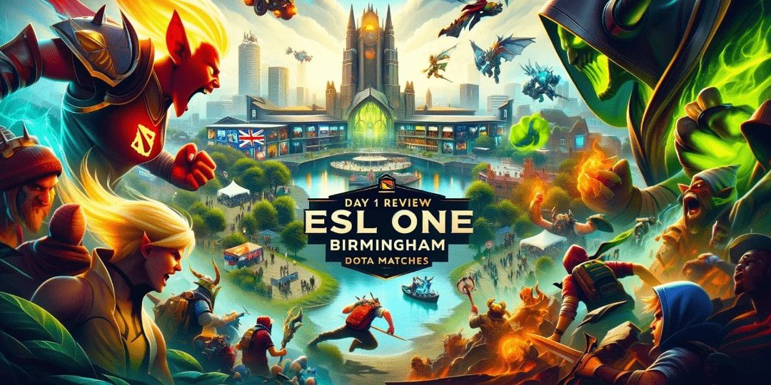 Обзор первого игрового дня на ESL One Birmingham 2024