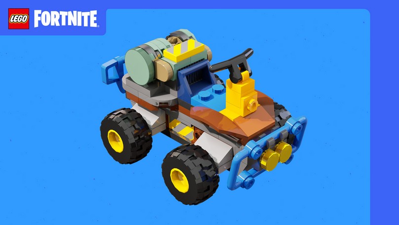 Скоростная машина в LEGO Fortnite