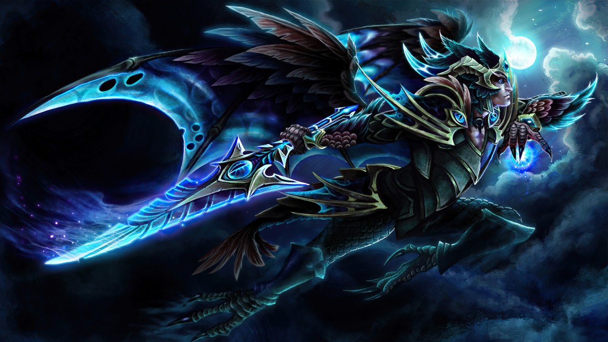 Skywrath Mage из Dota 2 в полёте