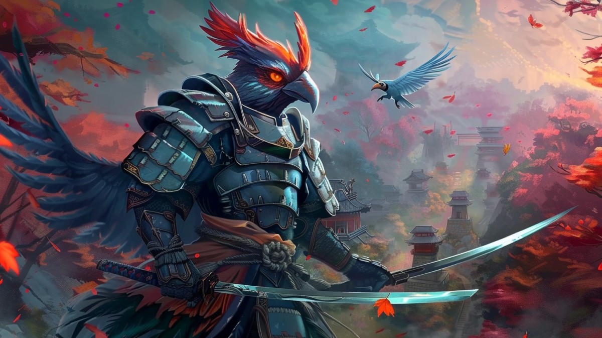 Bird Samurai в Dota 2 по имени Крау во втором акте Crownfall