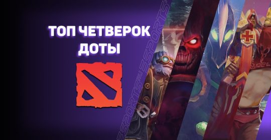 Лучшие «четверки» Dota 2 в патче 7.37b