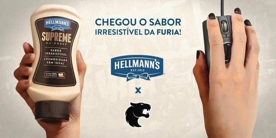 FURIA Esports и бренд соусов Hellmann’s стали партнерами