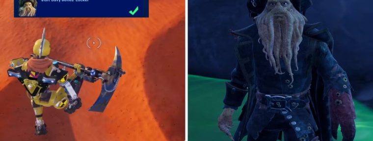 Как в Fortnite посетить cекретную локацию Дэйви Джонса