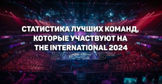 Статистика лучших команд, которые участвуют на The International 2024