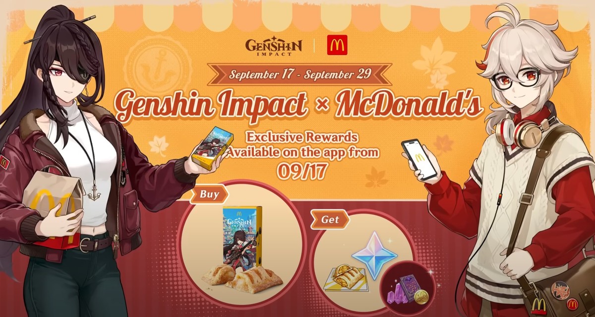 Коллаборация Genshin Impact и McDonald's