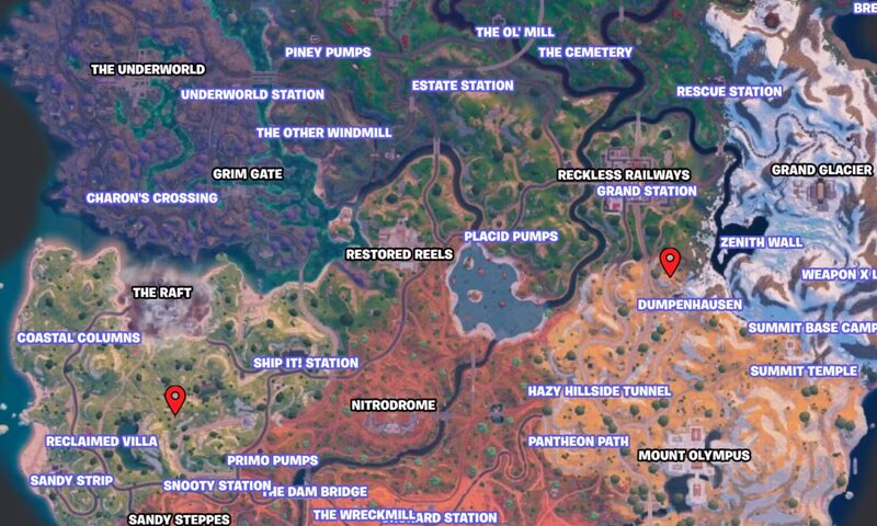 Map fortnite