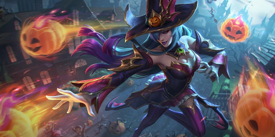 Анонс обликов к Halloween League of Legends Fright Night 2024