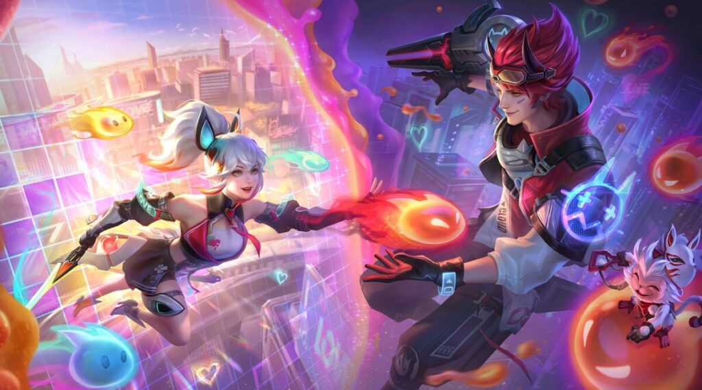 Скин в игре Mobile Legends: Bang Bang из линейки Valentine skins