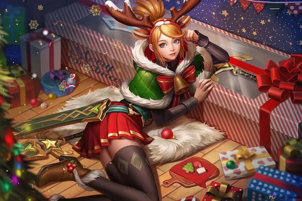 Скин в игре Mobile Legends: Bang Bang из линейки Christmas skins