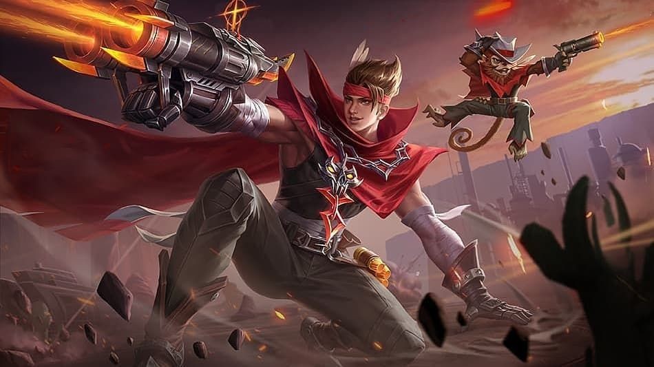 Скин в игре Mobile Legends: Bang Bang из линейки Blazing bounties