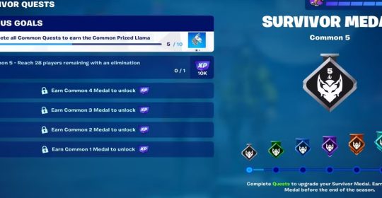 В Fortnite уберут квесты Survivor Medal