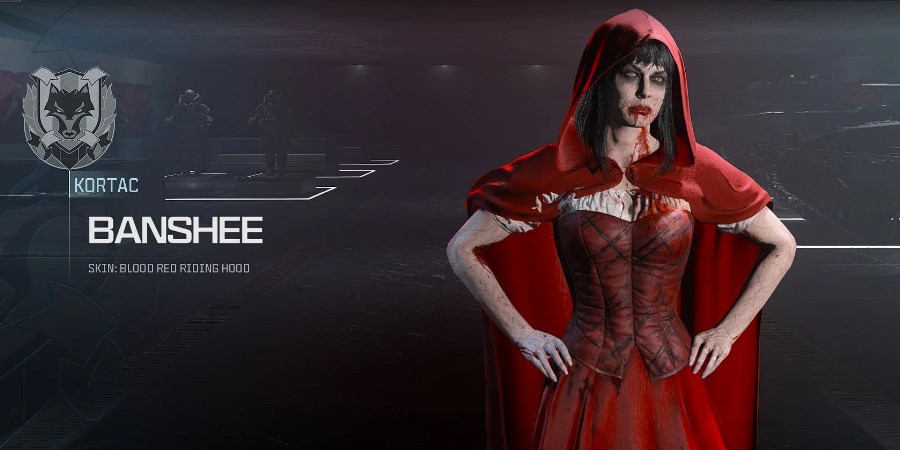 Call of Duty Warzone Banshee Blood Red Riding Hood