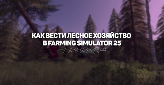 Как вести лесное хозяйство в Farming Simulator 25