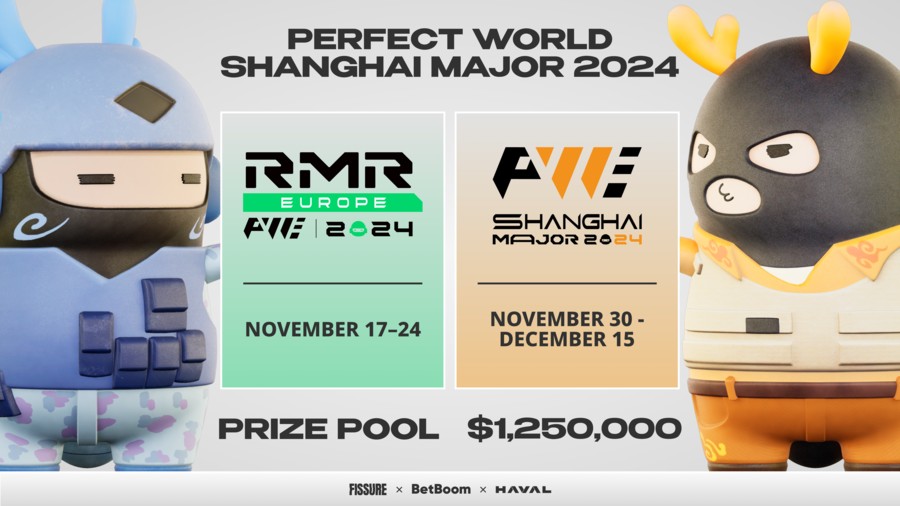 FISSURE совместно с BetBoom будут освещать Perfect World Shanghai Major 2024