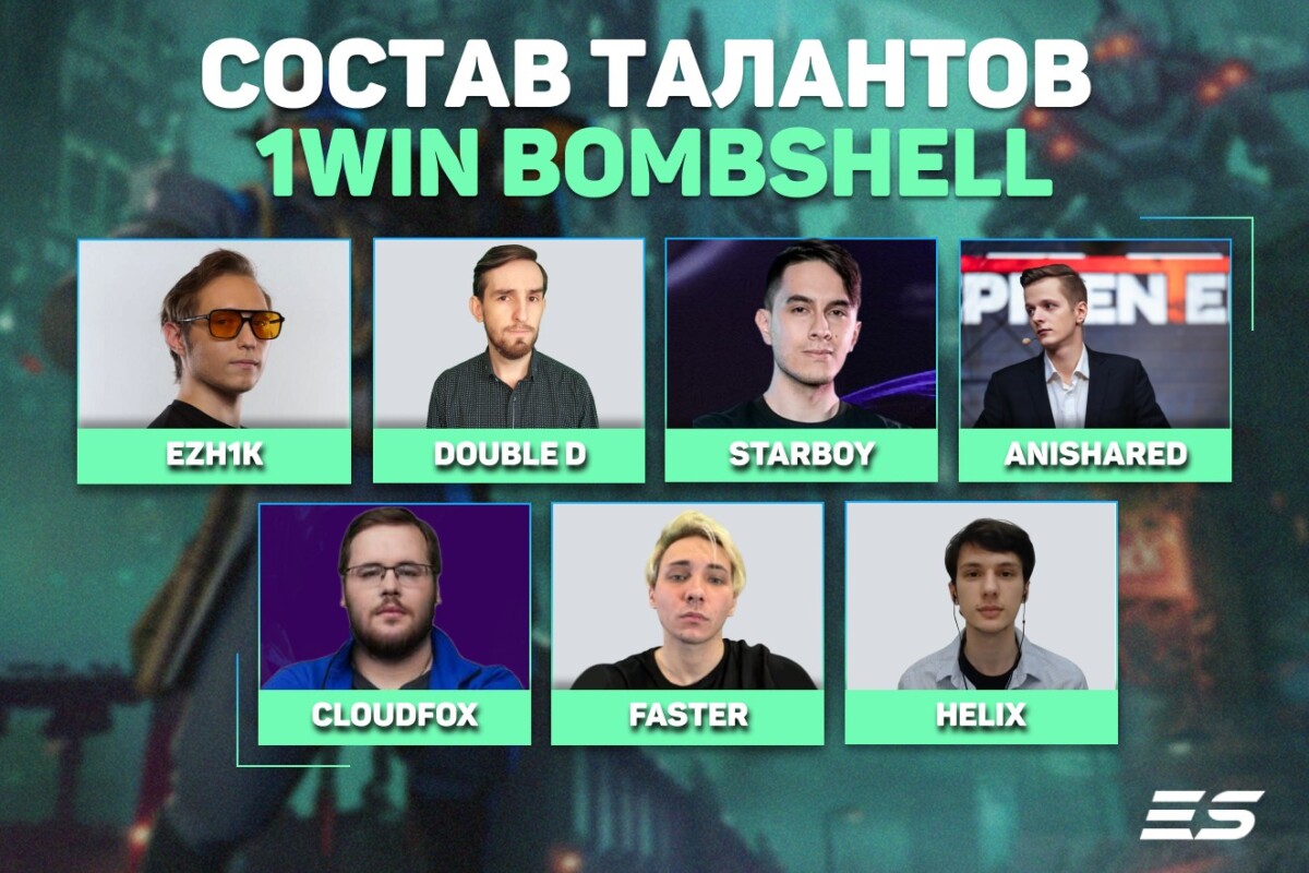 Полный список талантов на 1WIN Bombshell