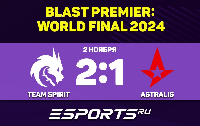 результаты матча Team Spirit - Astralis