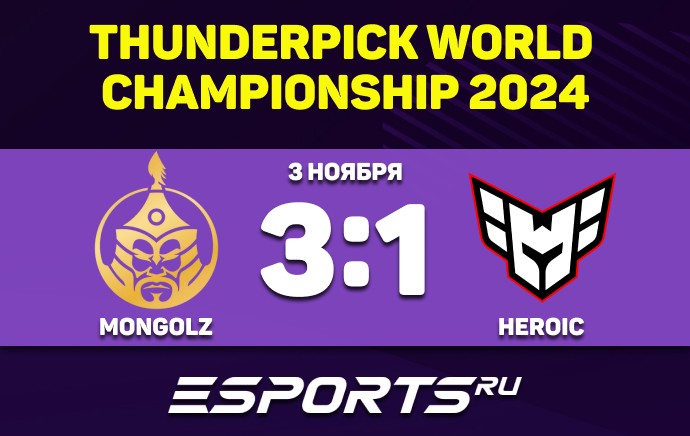 Результаты финала турнира Thunderpick World Championship 2024