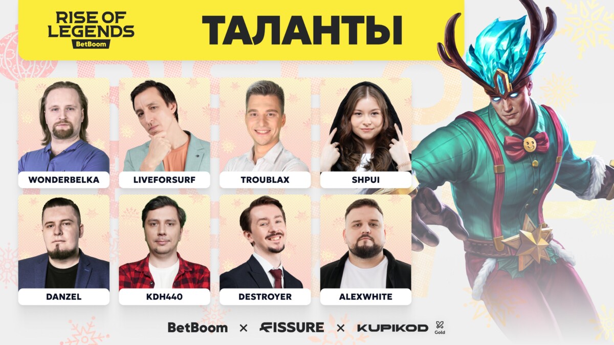 BetBoom Rise of Legends Season 4 таланты