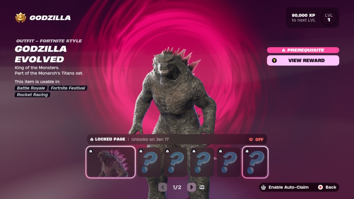 Godzilla Evolved