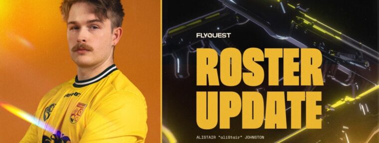 AliStair переведен на скамейку запасных в FlyQuest по CS2