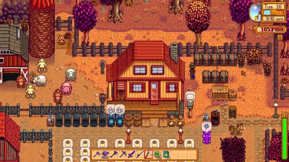 ферма в Stardew Valley