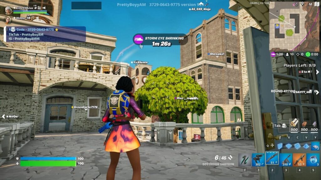 Город на карте Tilted Zone Wars (AM) в Fortnite