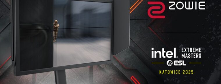 Zowie объявили XL2586X+ с 600 Гц официальным монитором на IEM Katowice 2025