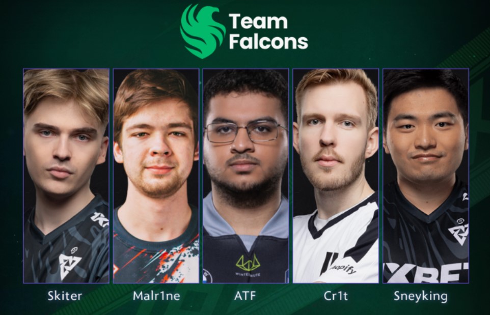 Состав Team Falcons по Dota 2