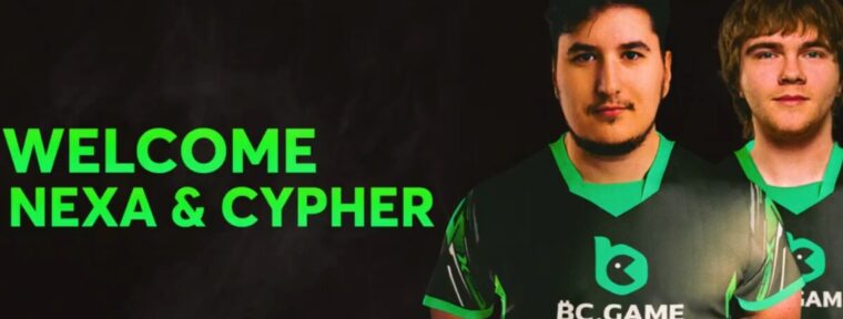 CYPHER и nexa присоединились к составу BC.Game Esports