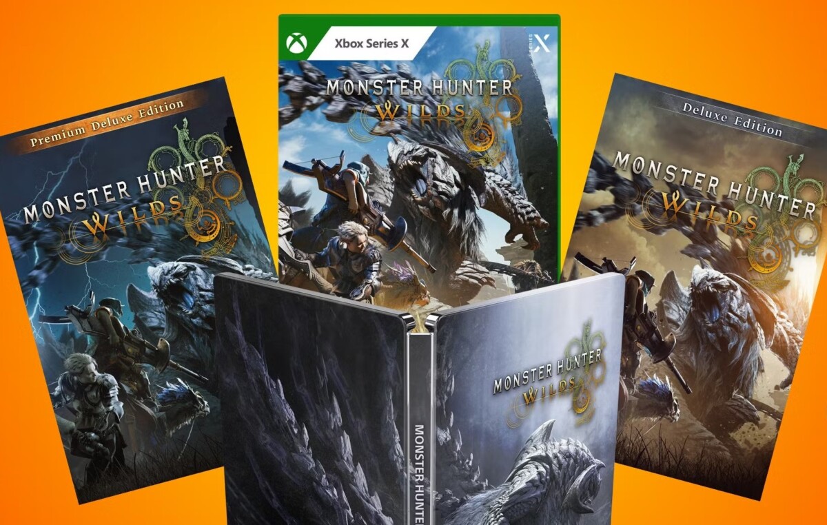 Диски Monster hunter wilds с различными изданиями