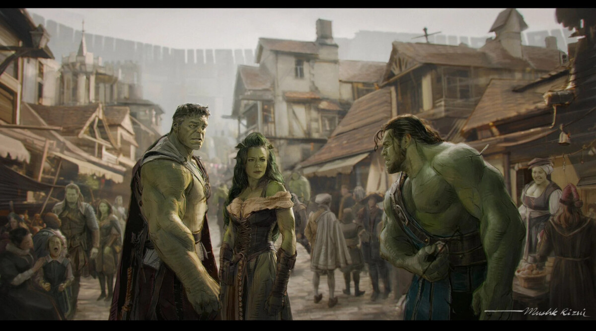 концепт-арт Marvel