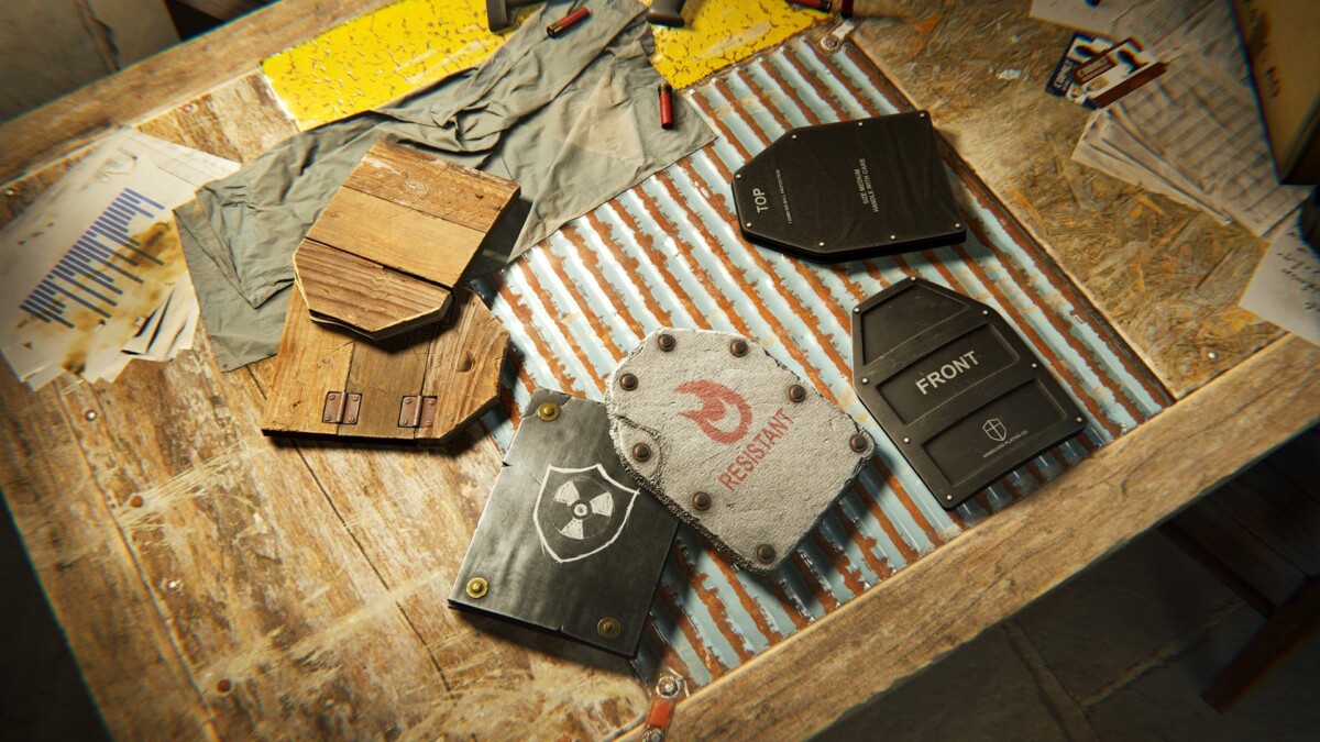 Слоты брони Rust