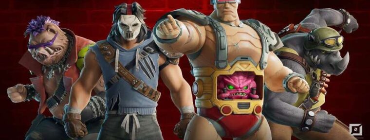 В Fortnite появятся персонажи из «Черепашек-ниндзя»: Кейси Джонс, Крэнги, Рокстэди и Бибоп