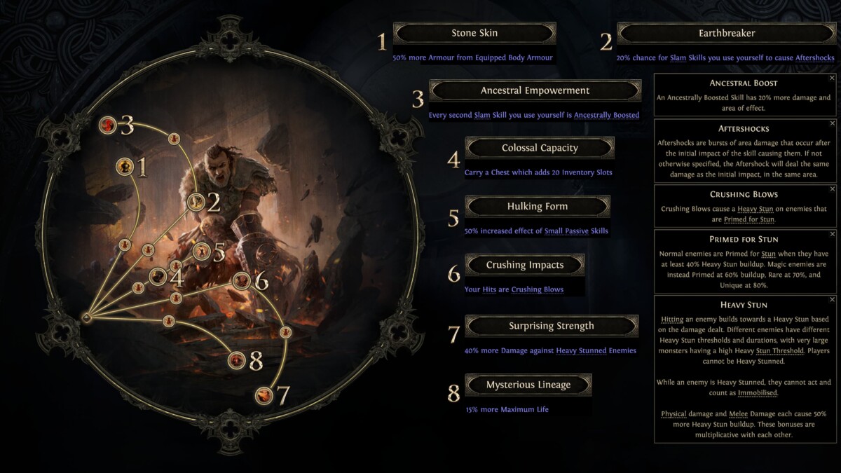 Path of Exile 2 — Древо Навыков Восхождения Титана