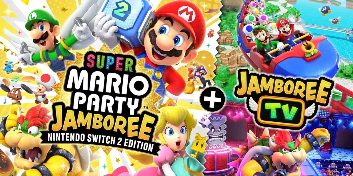 Главный арт Super Mario Party Jamboree — Nintendo Switch 2 + Jamboree TV