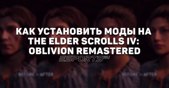 Как установить моды на The Elder Scrolls IV: Oblivion Remastered