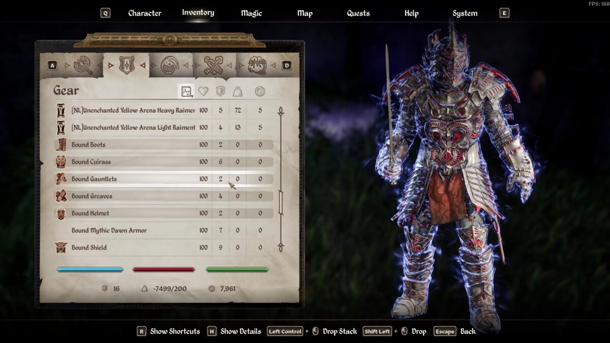 The Elder Scrolls IV: Oblivion Remastered All Armors Playable