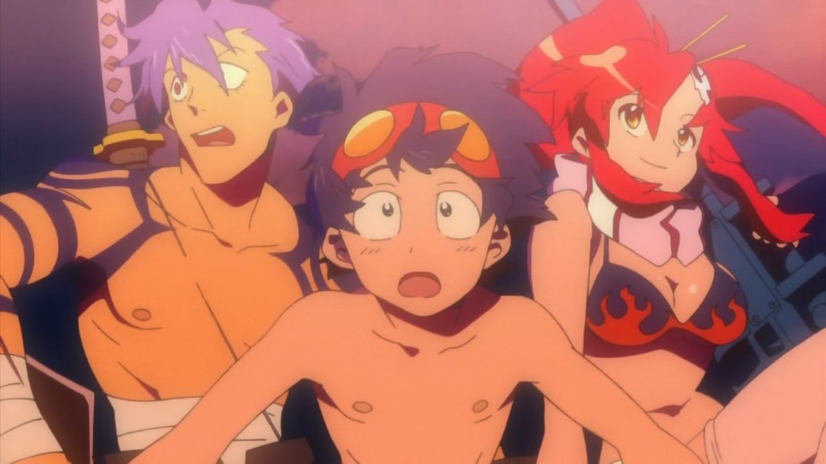 Скриншот из аниме "Гуррен-Лаганн"