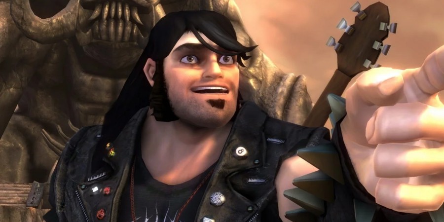 Джек Блжк в роли Эдди из Brutal Legend