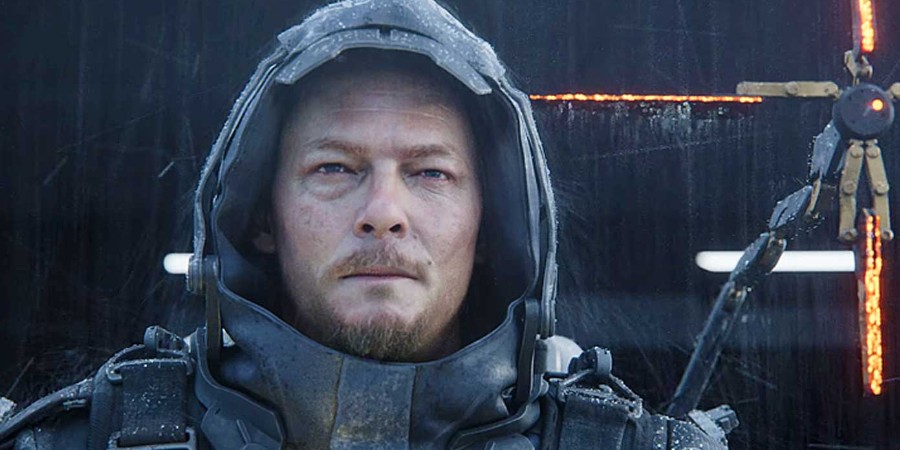 Норман Ридус в роли курьера Сэма из Death Stranding