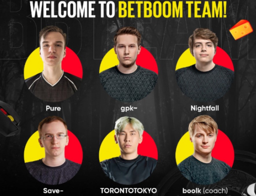 Анонс состава BetBoom Team по Dota 2 в 2022 году