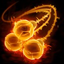 Иконка умения Searing Chains у героя Ember Spirit